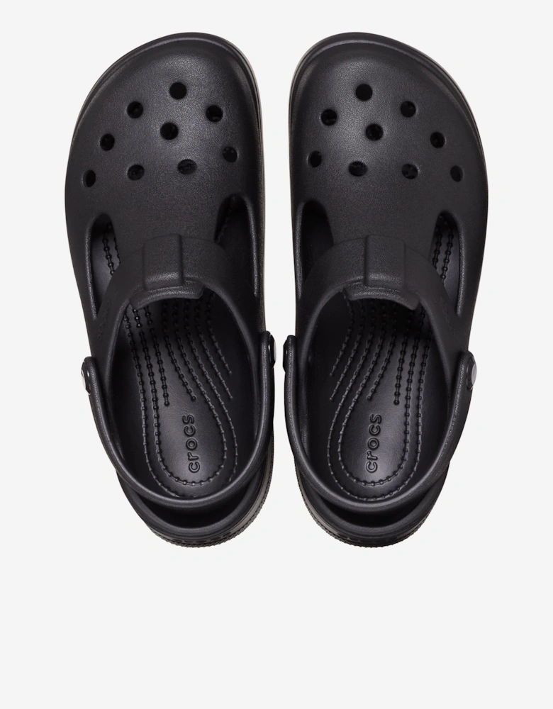Girls Classic Mary Jane Clog in Black