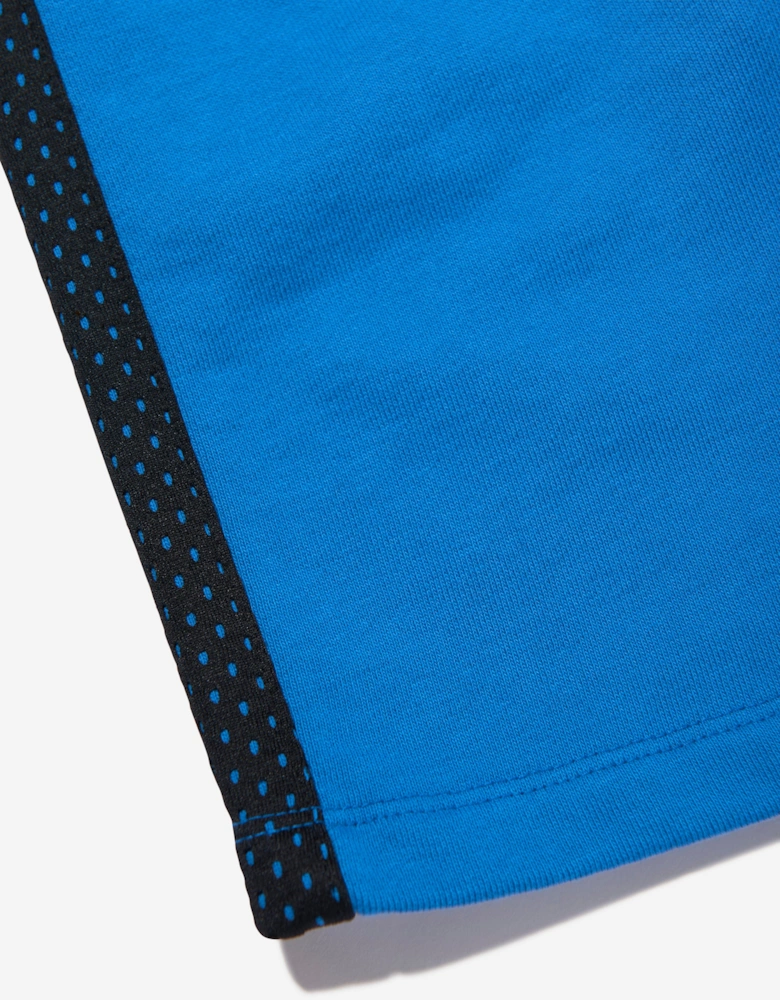 Boys Baseball Logo Mesh Shorts in Blue