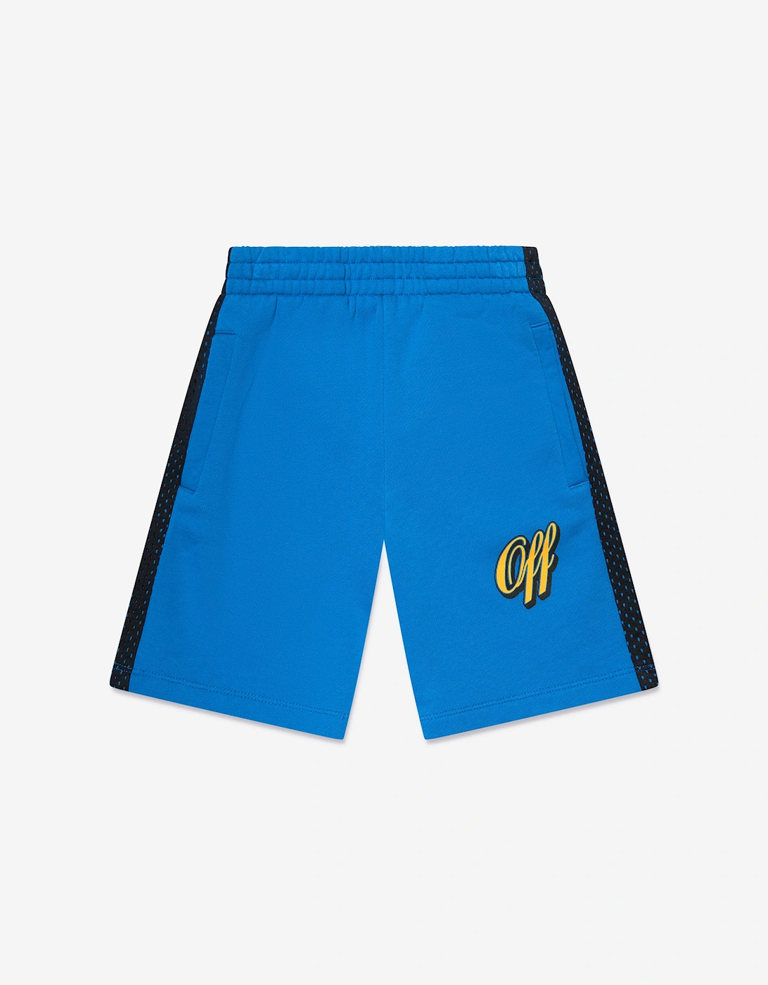 Boys Baseball Logo Mesh Shorts in Blue, 5 of 4