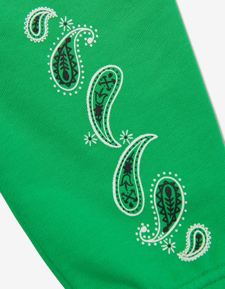 Kids Bandana Joggers in Green