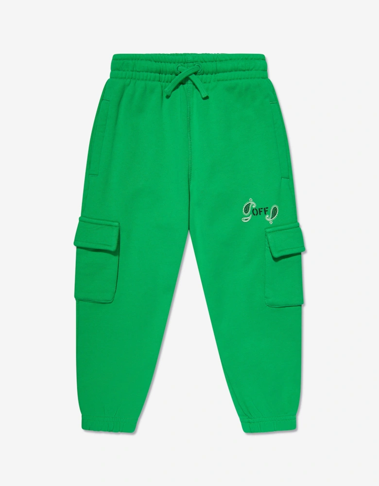 Kids Bandana Joggers in Green