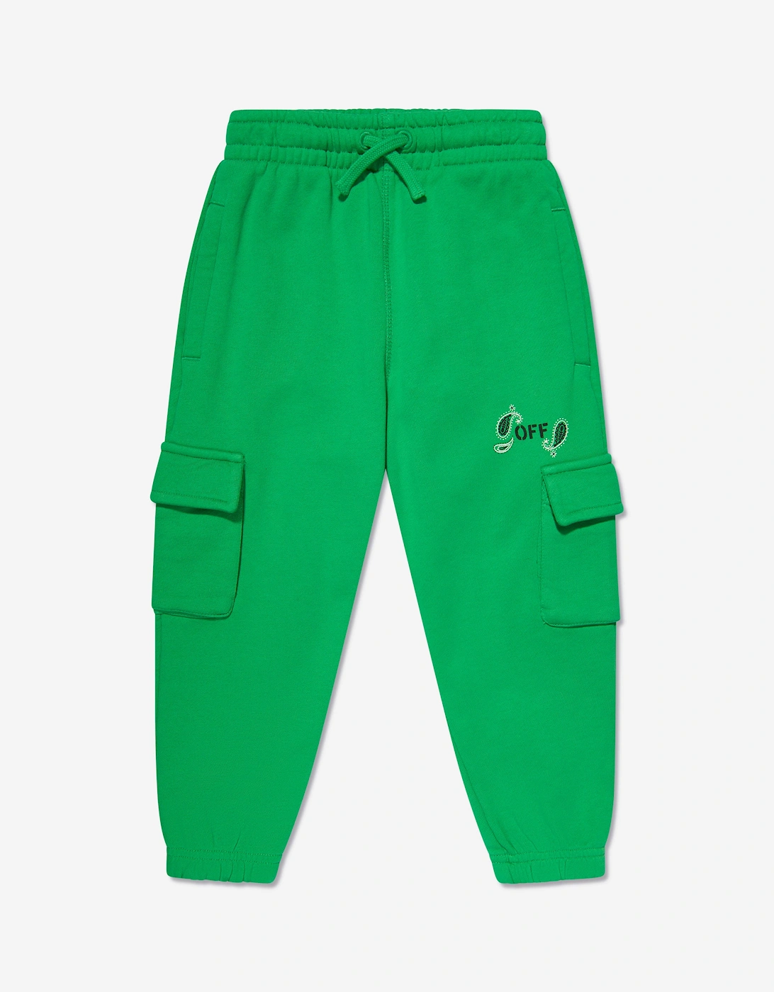 Kids Bandana Joggers in Green, 5 of 4