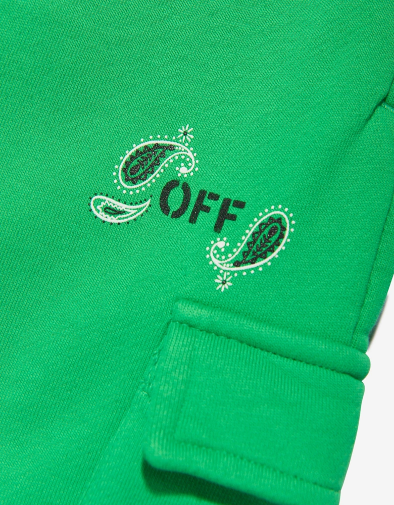 Kids Bandana Joggers in Green