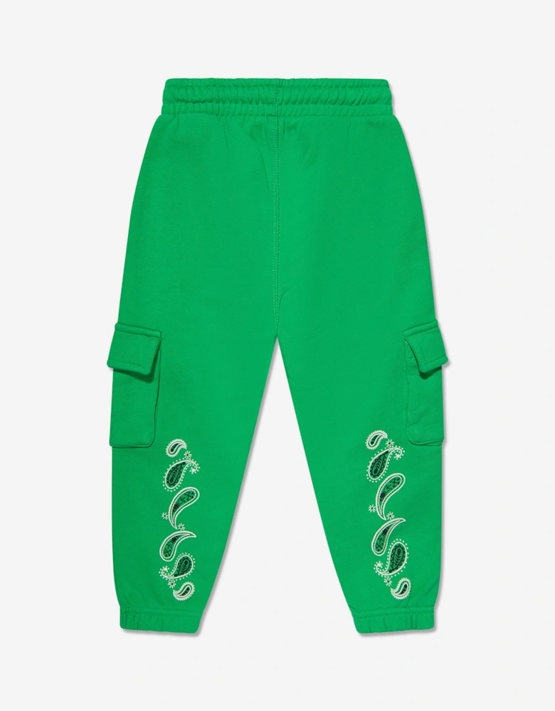 Kids Bandana Joggers in Green