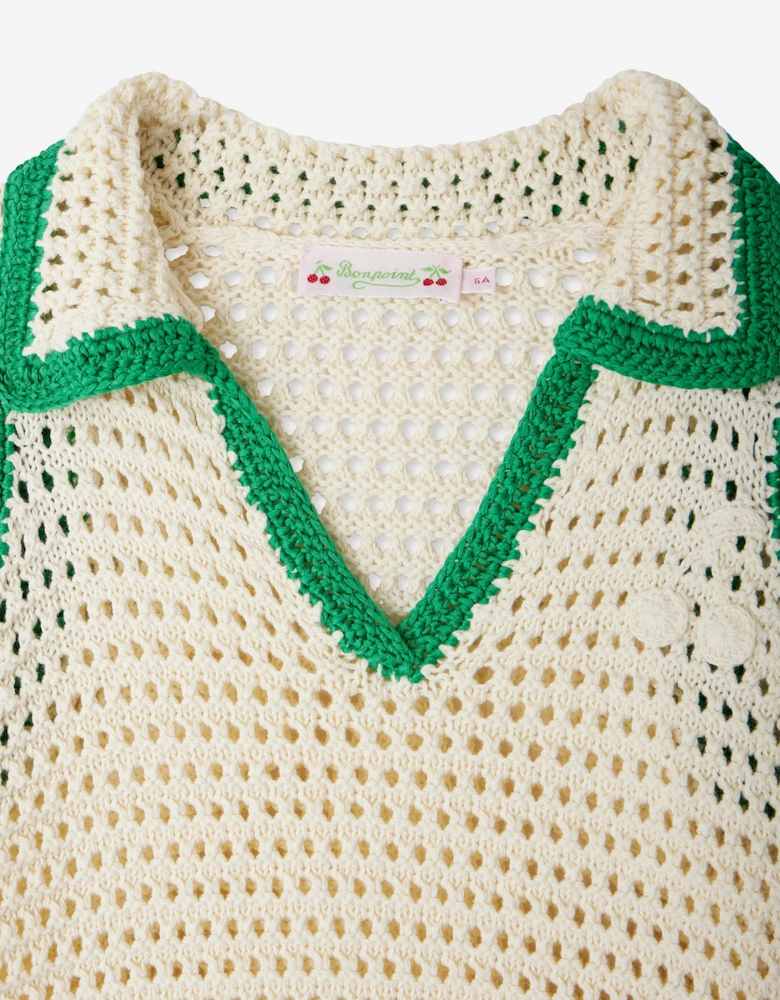 Girls Elanita Jumper in Ivory