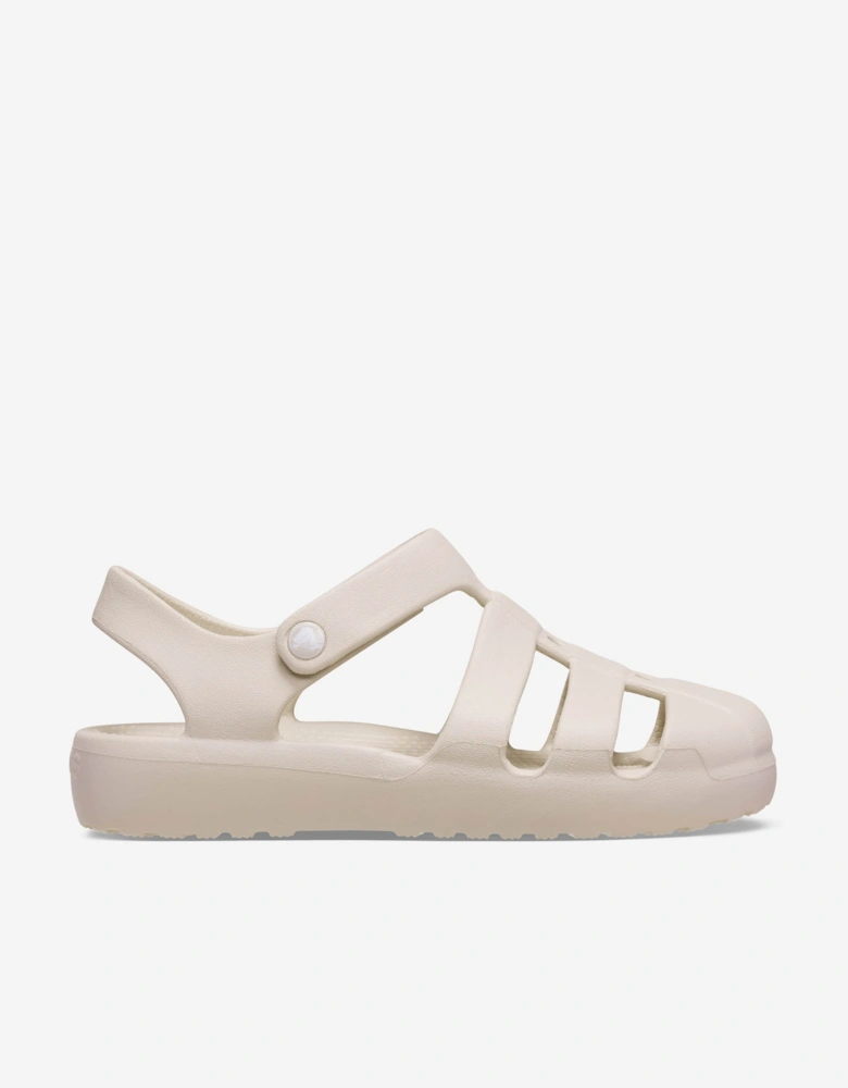 Girls Classic Fisherman Sandals in Beige