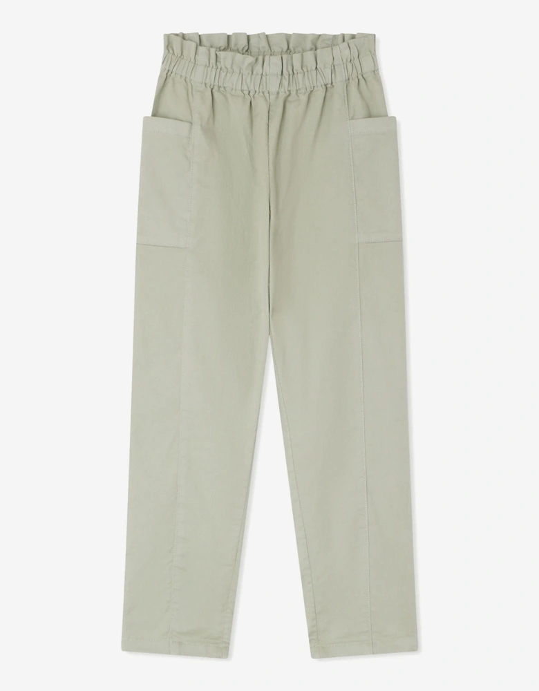 Girls Tiche Trousers in Green