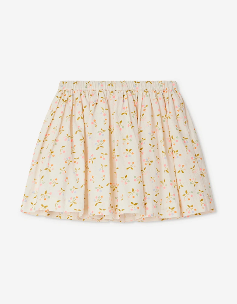 Girls Suzon Skirt in Ivory
