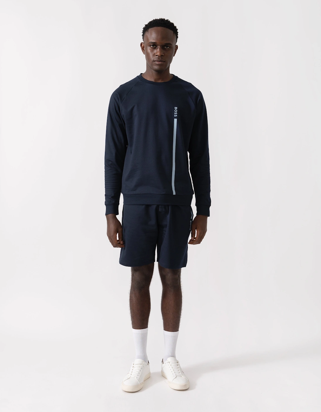 BOSS Orange Authentic Mens Loungewear Sweatshirt 50545558 - Dark Blue 403
