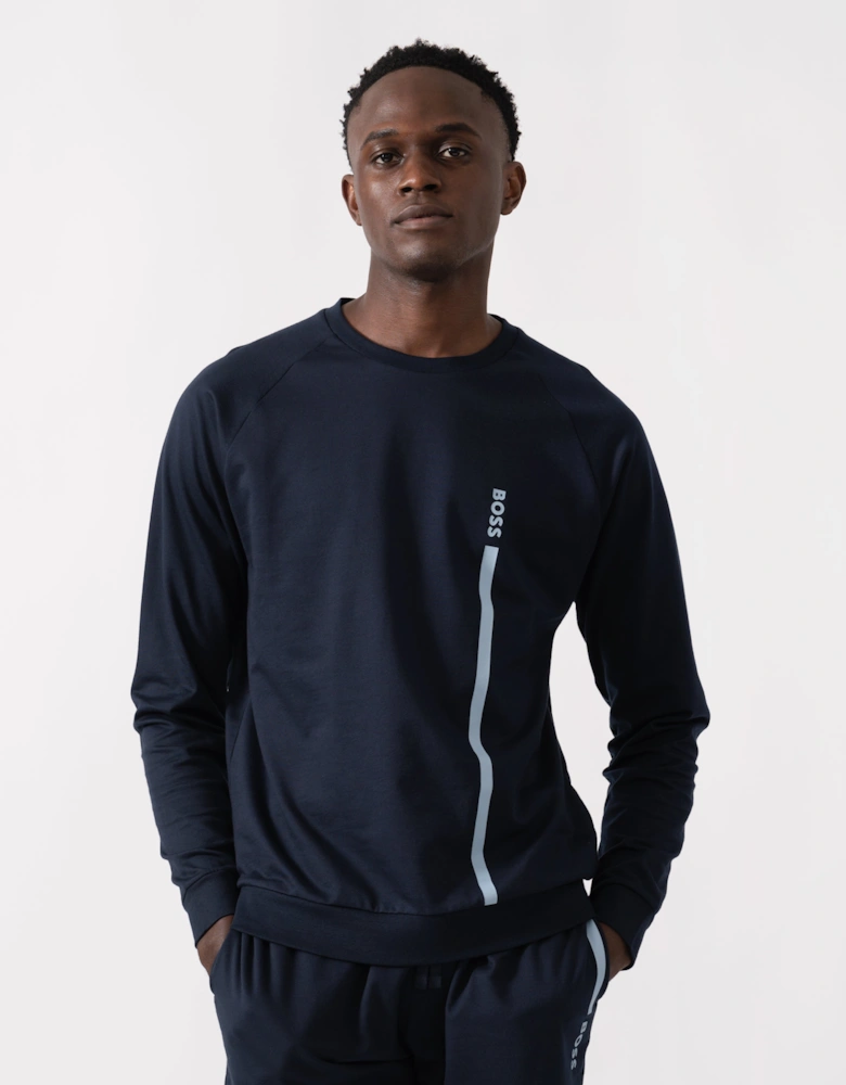 BOSS Orange Authentic Mens Loungewear Sweatshirt 50545558 - Dark Blue 403