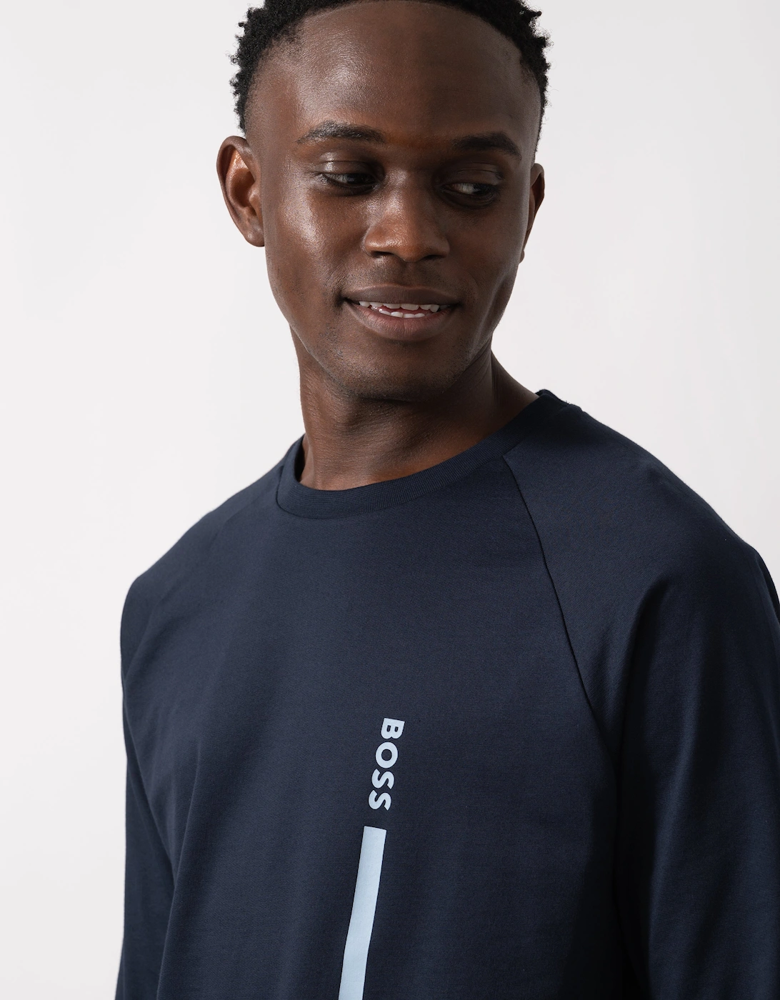 BOSS Orange Authentic Mens Loungewear Sweatshirt 50545558 - Dark Blue 403