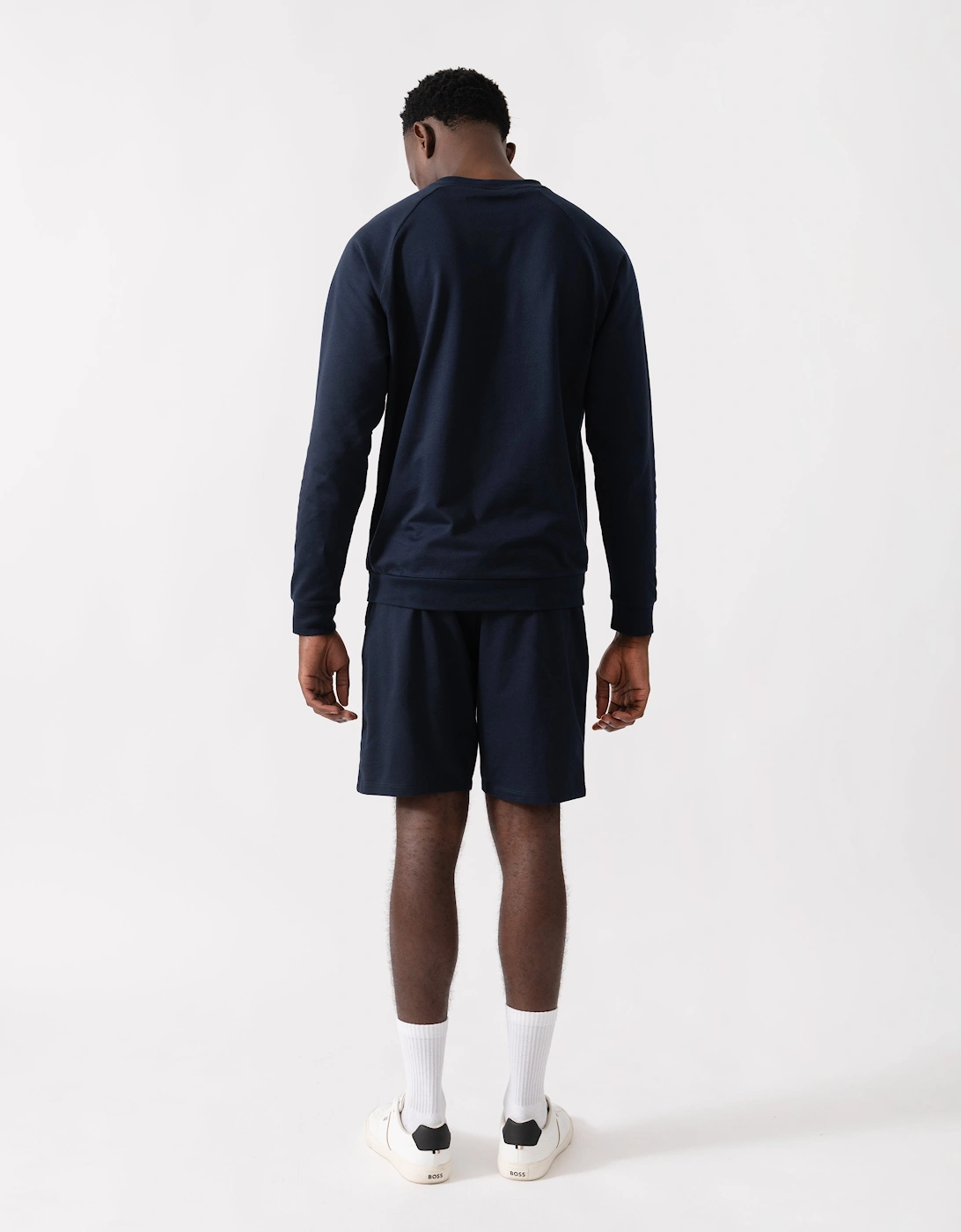 BOSS Orange Mens Authentic Loungewear Shorts 50545560 - Dark Blue 404