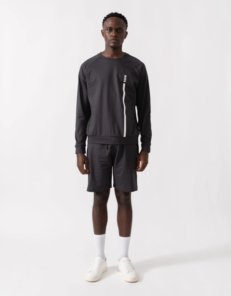 BOSS Orange Authentic Mens Loungewear Sweatshirt 50545558 - Dark Grey 021