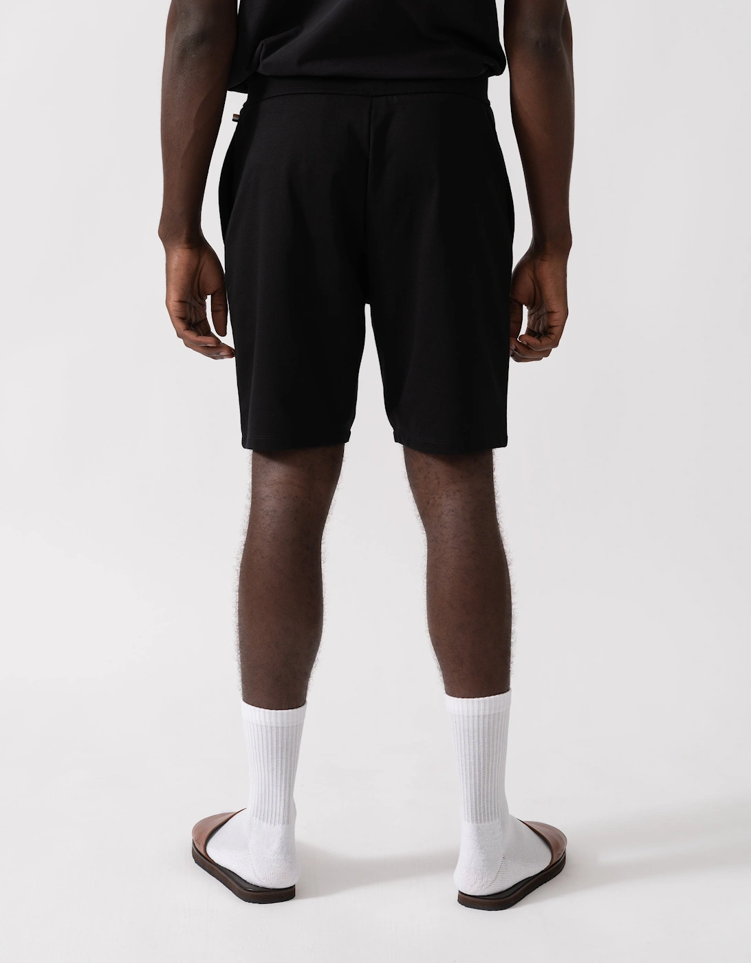 BOSS Orange Mens Authentic Loungewear Shorts 50545560 - Black 001