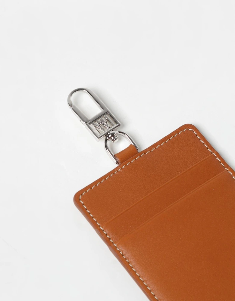 Leather Card Holder with Lanyard