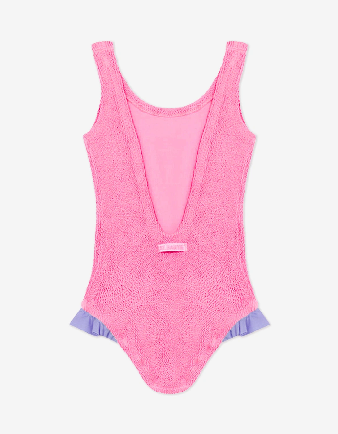 Girls Crinkle Swimsuit in Pink
