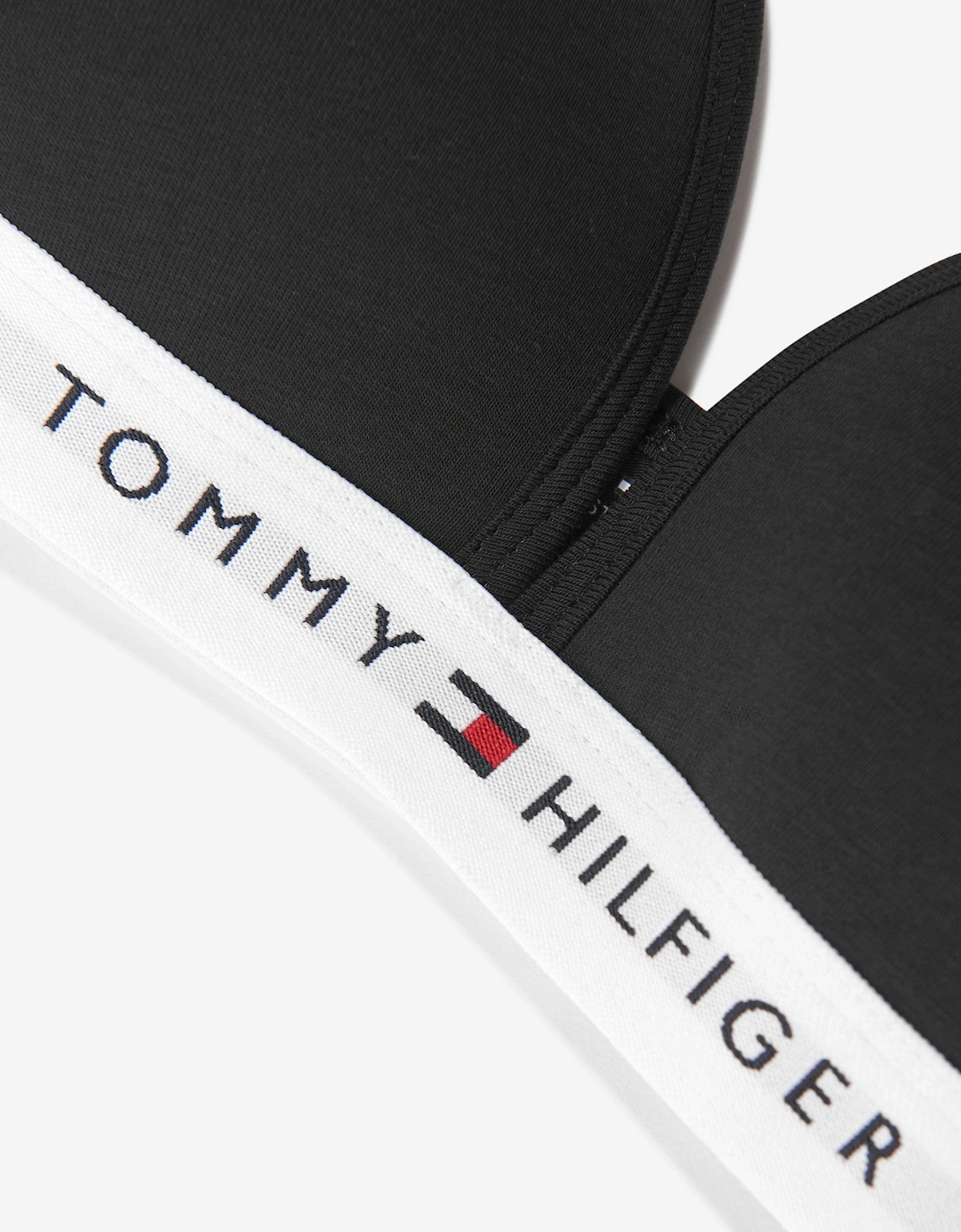 Girls Fixed Foam Triangle Bra in Black