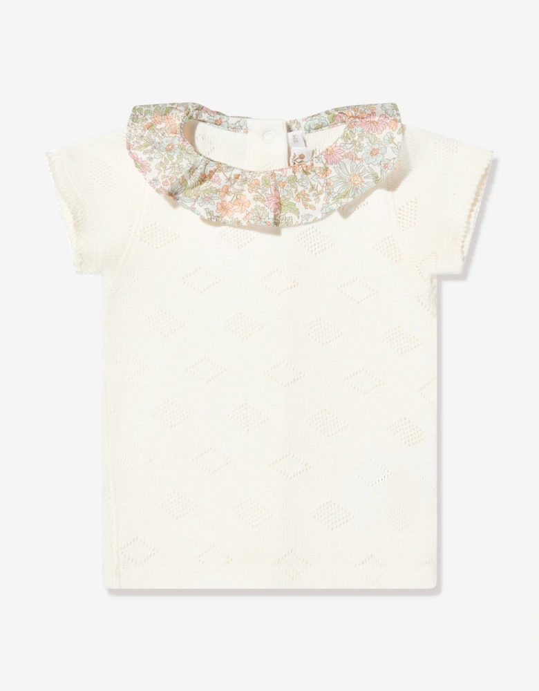 Baby Girls Daisie Gift Set in Ivory