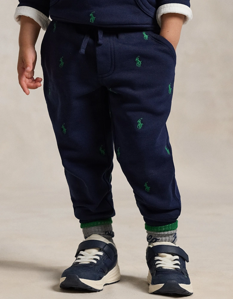 Boys Logo Joggers in Navy