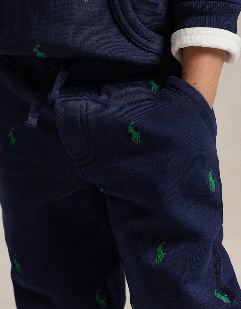 Boys Logo Joggers in Navy