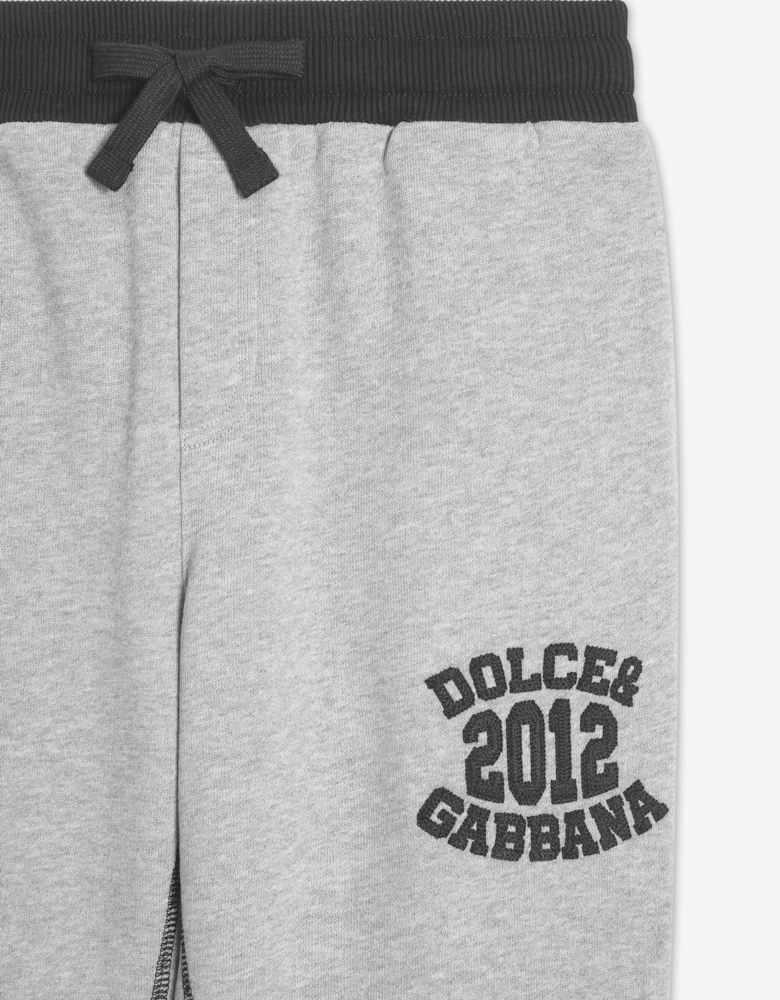 Boys Logo Joggers in Grey
