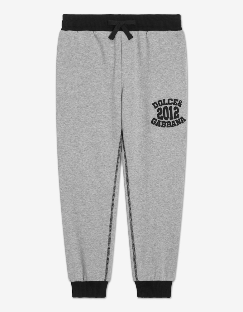 Boys Logo Joggers in Grey