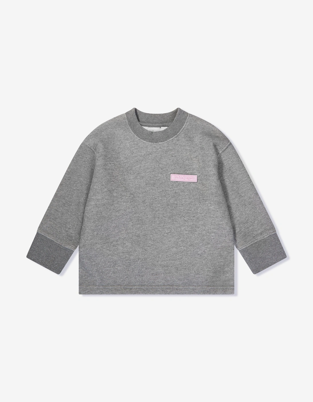 Girls Lurex Open Back Sweatshirt in Grey, 5 of 4