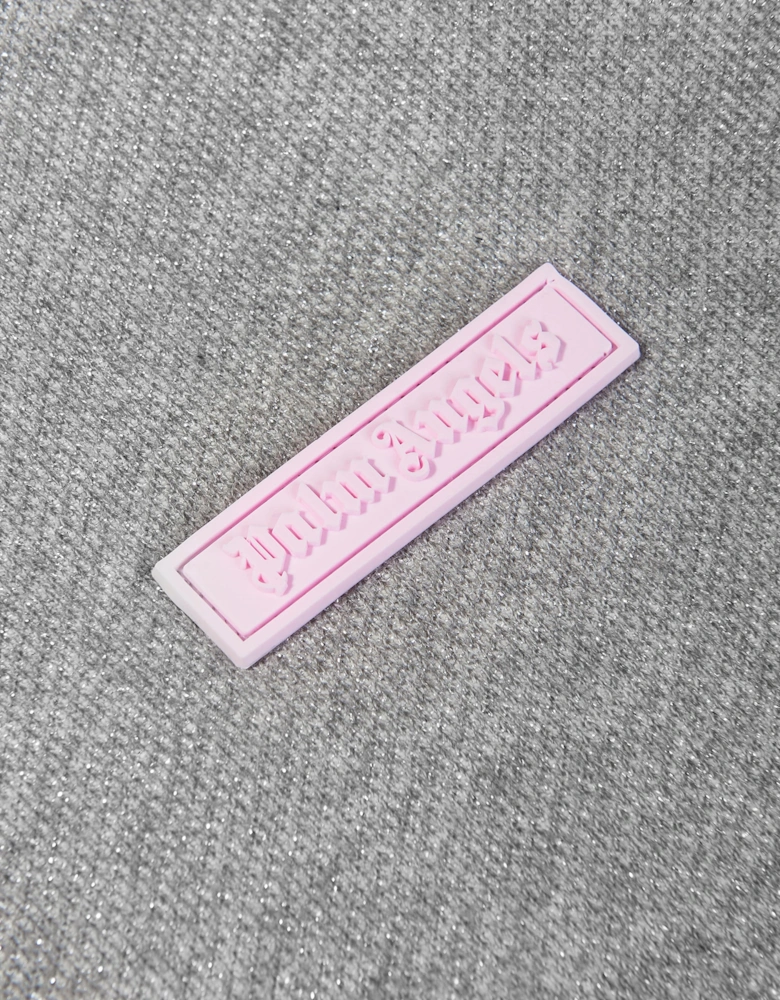 Girls Lurex Open Back Sweatshirt in Grey