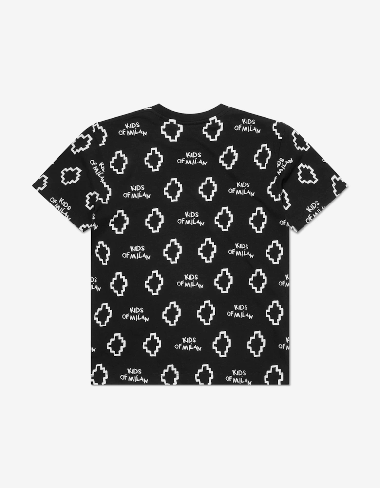 Boys Cotton Short Sleeve Logo T-Shirt