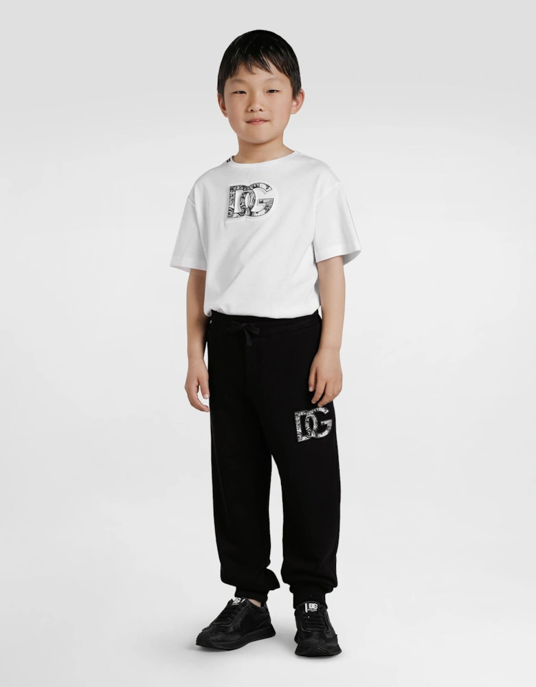 Boys Majolica Logo T-Shirt in White