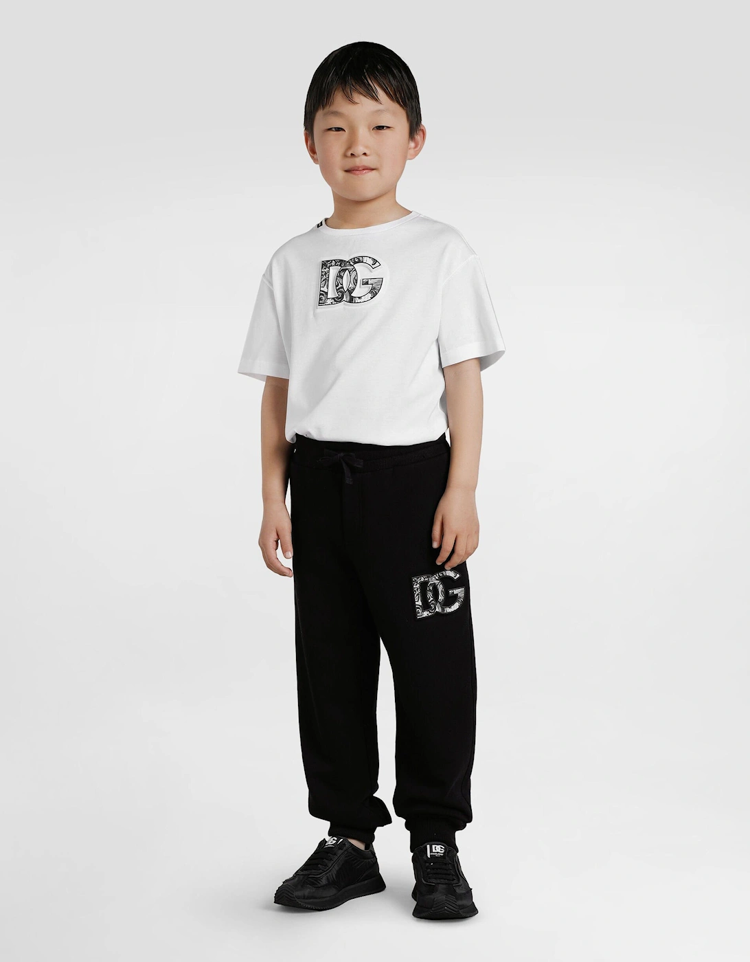 Boys Majolica Logo T-Shirt in White