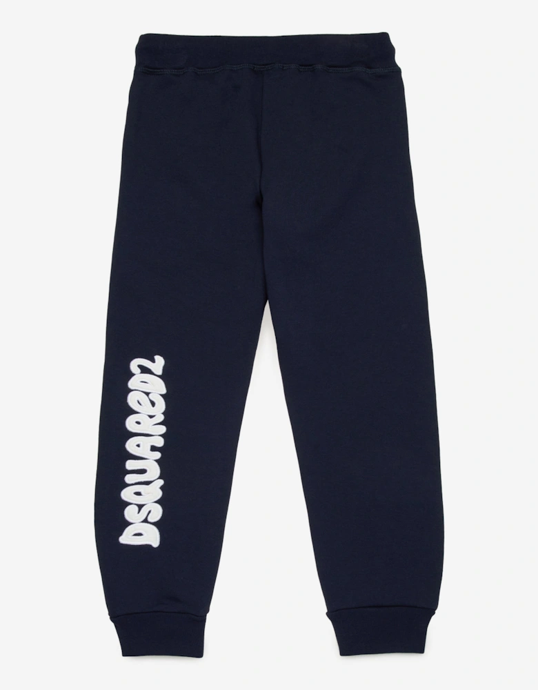 Kids Logo Joggers in Navy