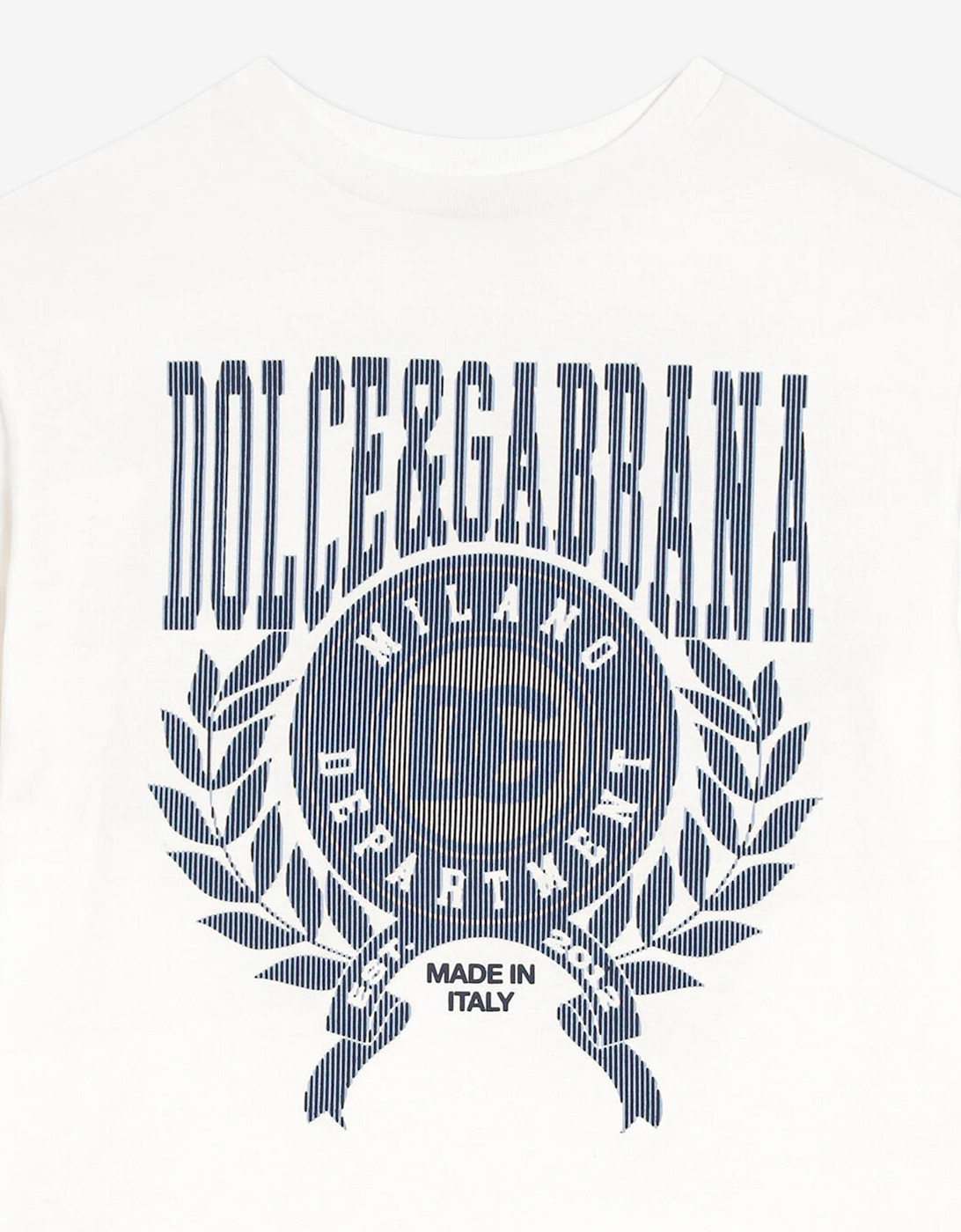 Boys Bollo Patch T-Shirt  in White