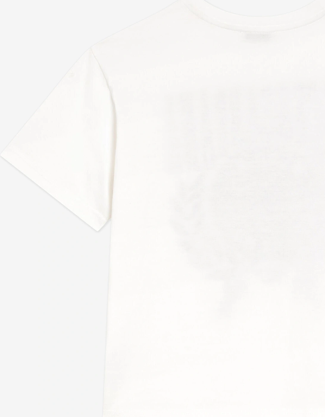 Boys Bollo Patch T-Shirt  in White