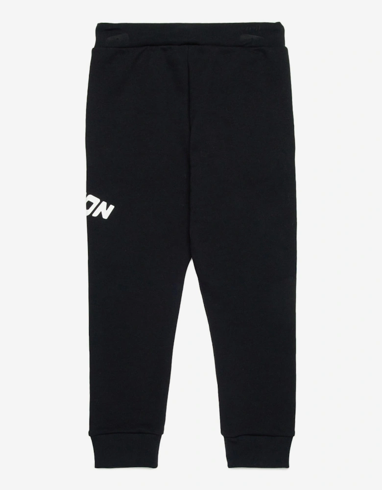 Kids Icon Logo Joggers in Black