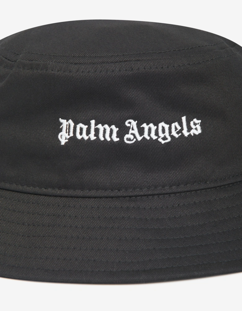 Girls Logo Bucket Hat in Black