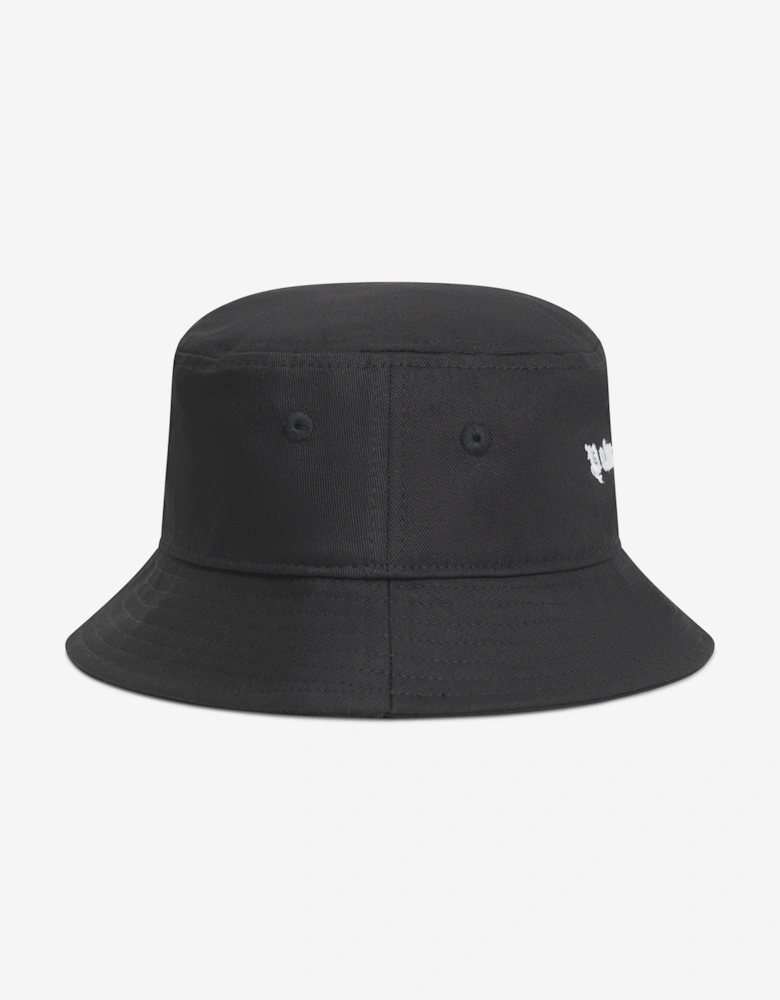 Girls Logo Bucket Hat in Black