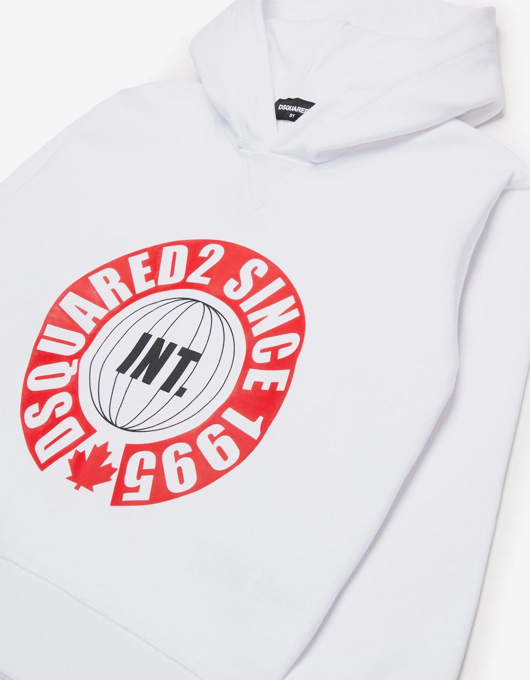 Kids Logo Hoodie in White