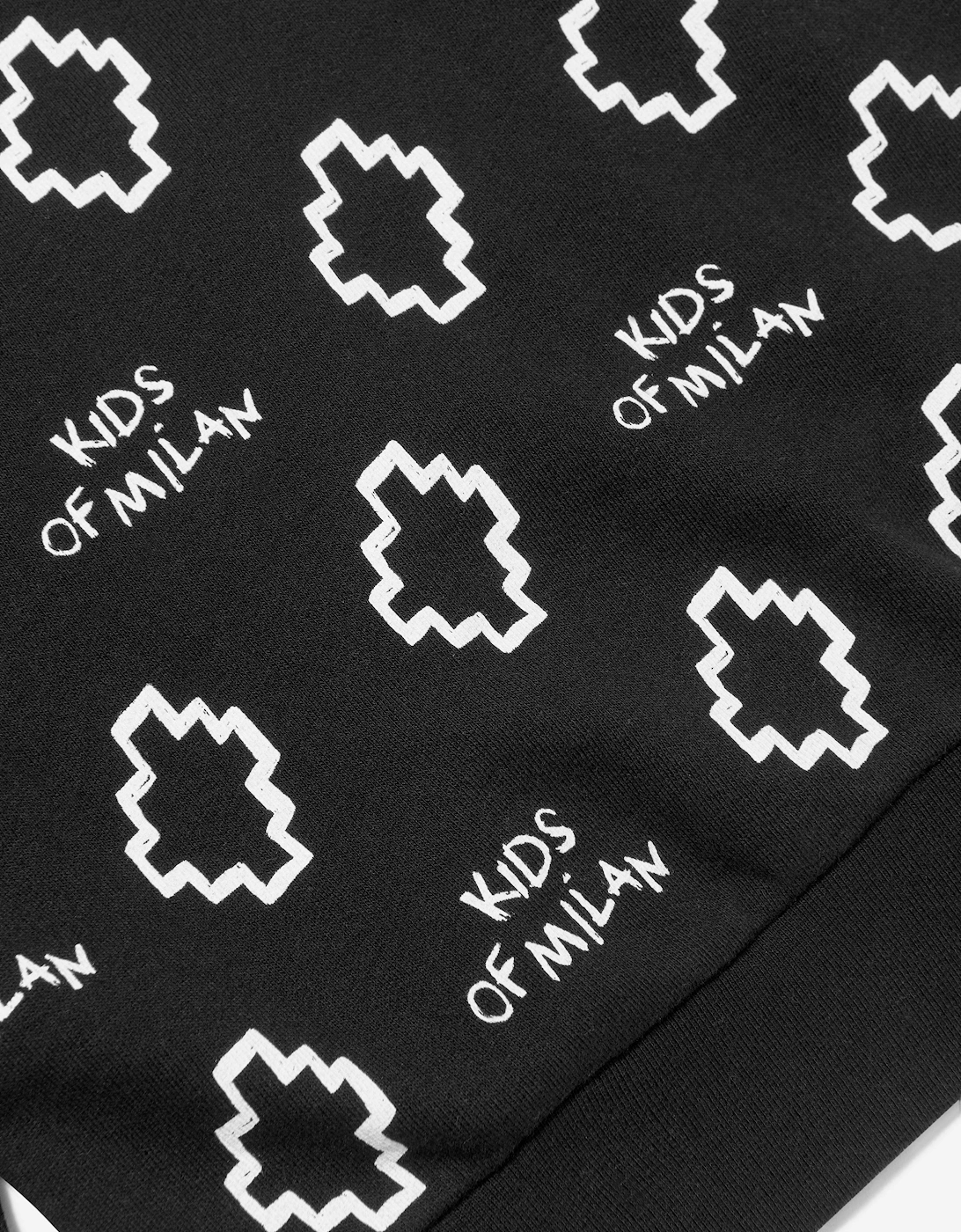 Boys Cotton Logo Print Zip Up Top