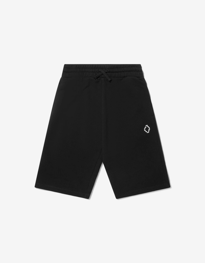 Boys Cotton Logo Print Sweat Shorts