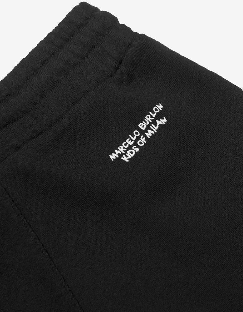 Boys Cotton Logo Print Sweat Shorts