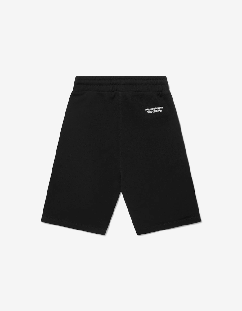 Boys Cotton Logo Print Sweat Shorts