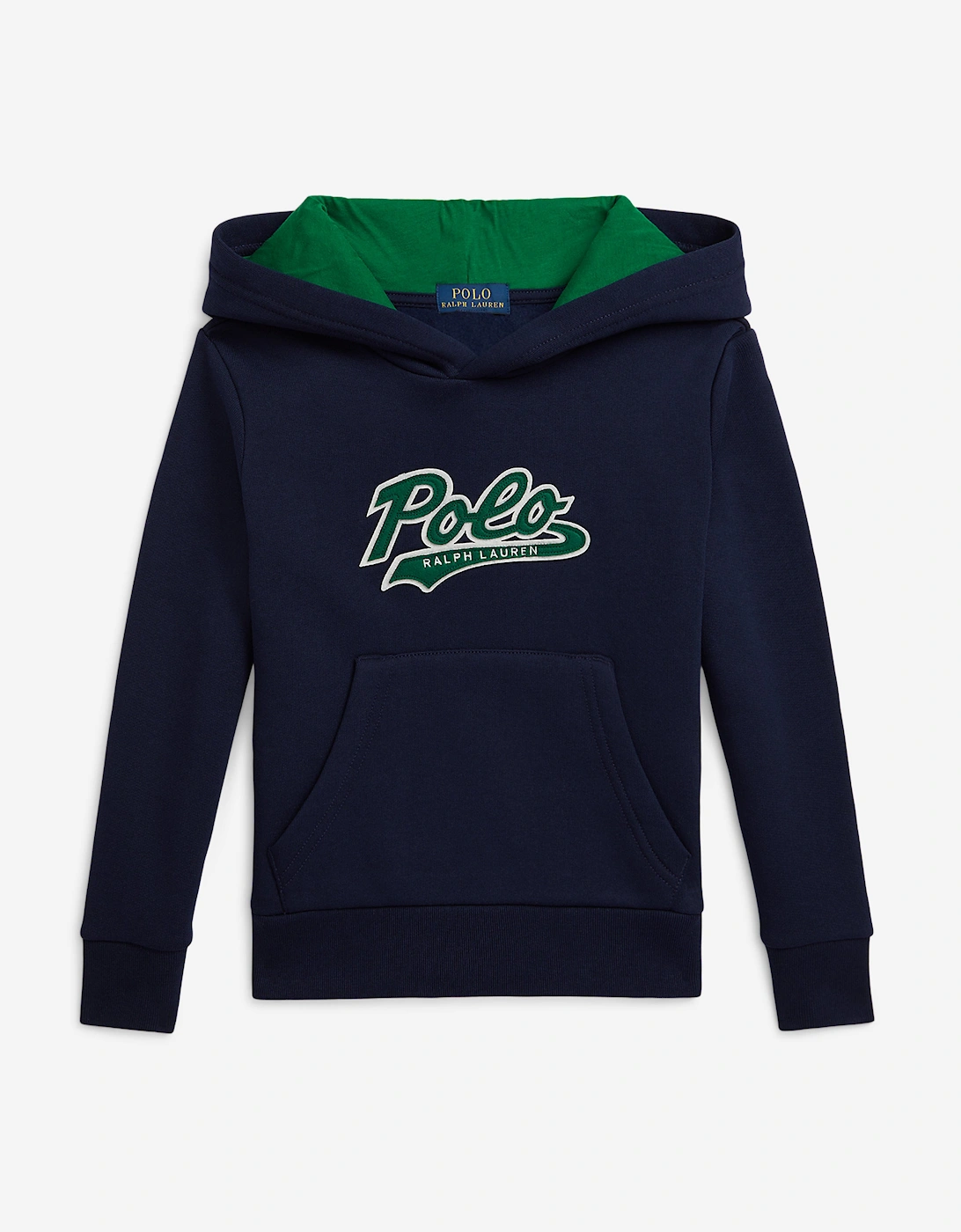 Boys Polo Hoodie in Navy, 6 of 5