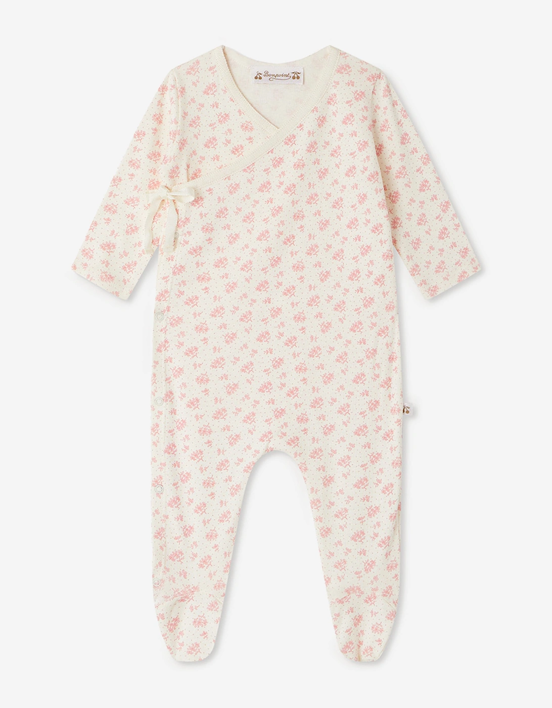 Baby Girls Floral Giulietta Babygrow in Ivory, 5 of 4