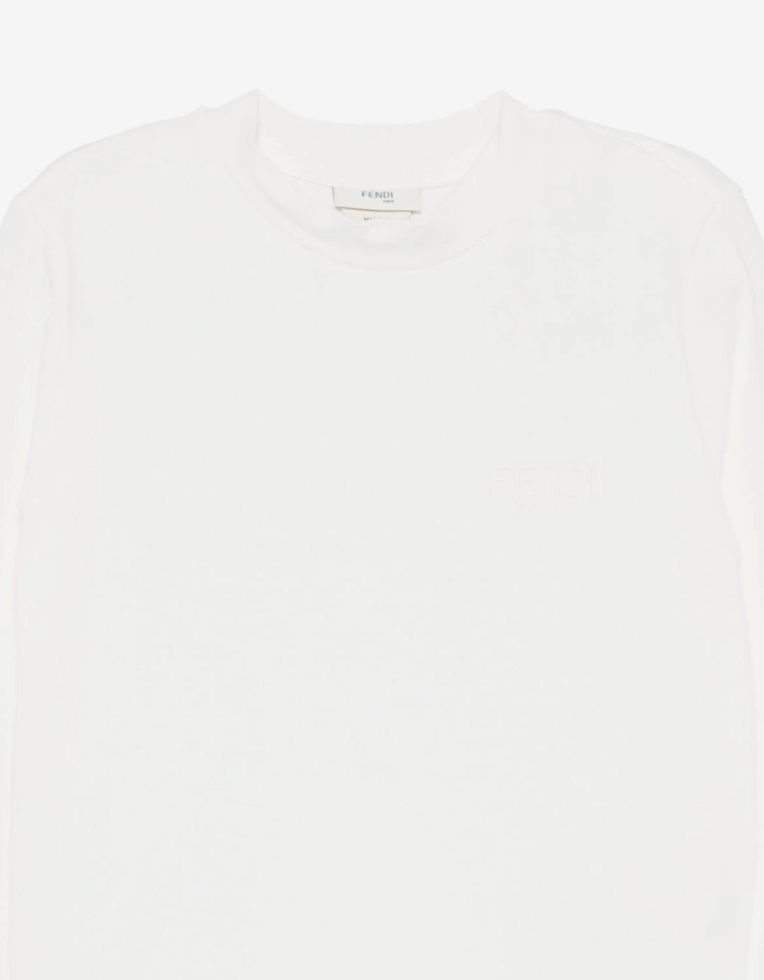Baby Girls Jersey Stretch Top in White