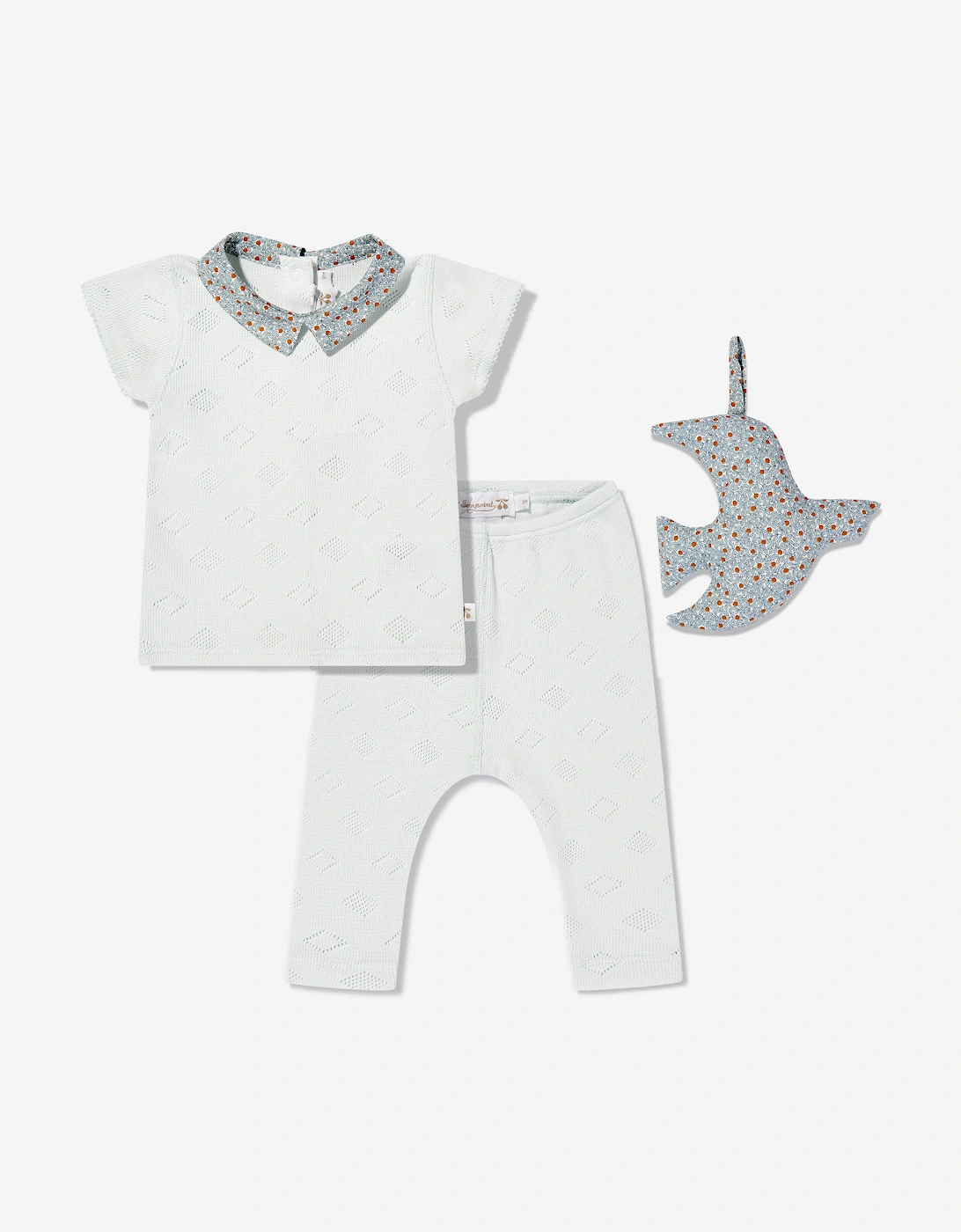 Baby Boys Denice Gift Set in Blue, 6 of 5