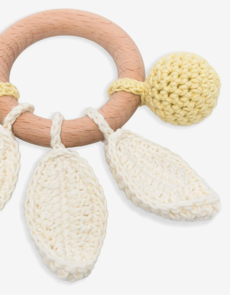 Baby Girls Be Cherry Mini Crochet Rattle in Multicolour