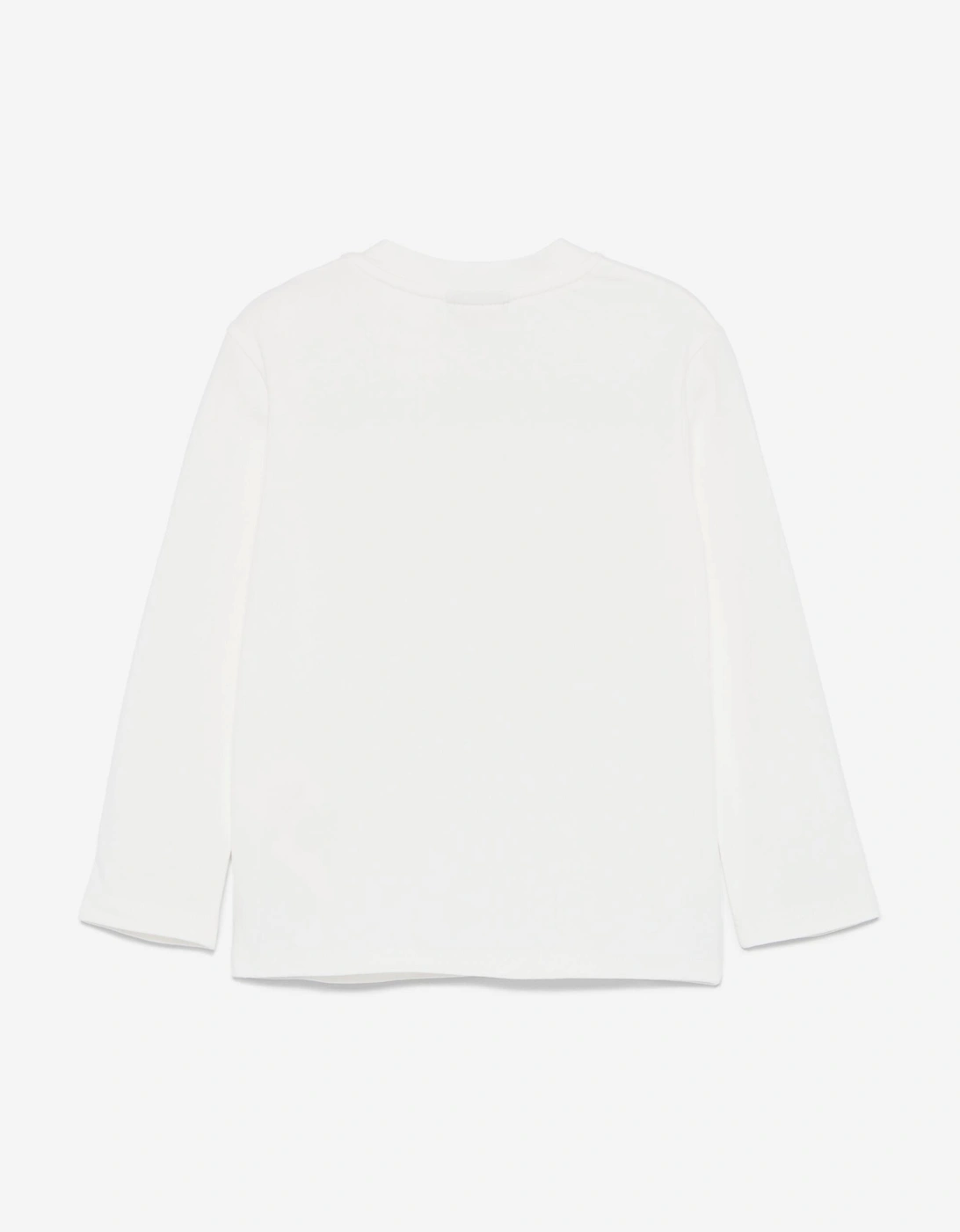 Baby Girls Jersey Stretch Top in White