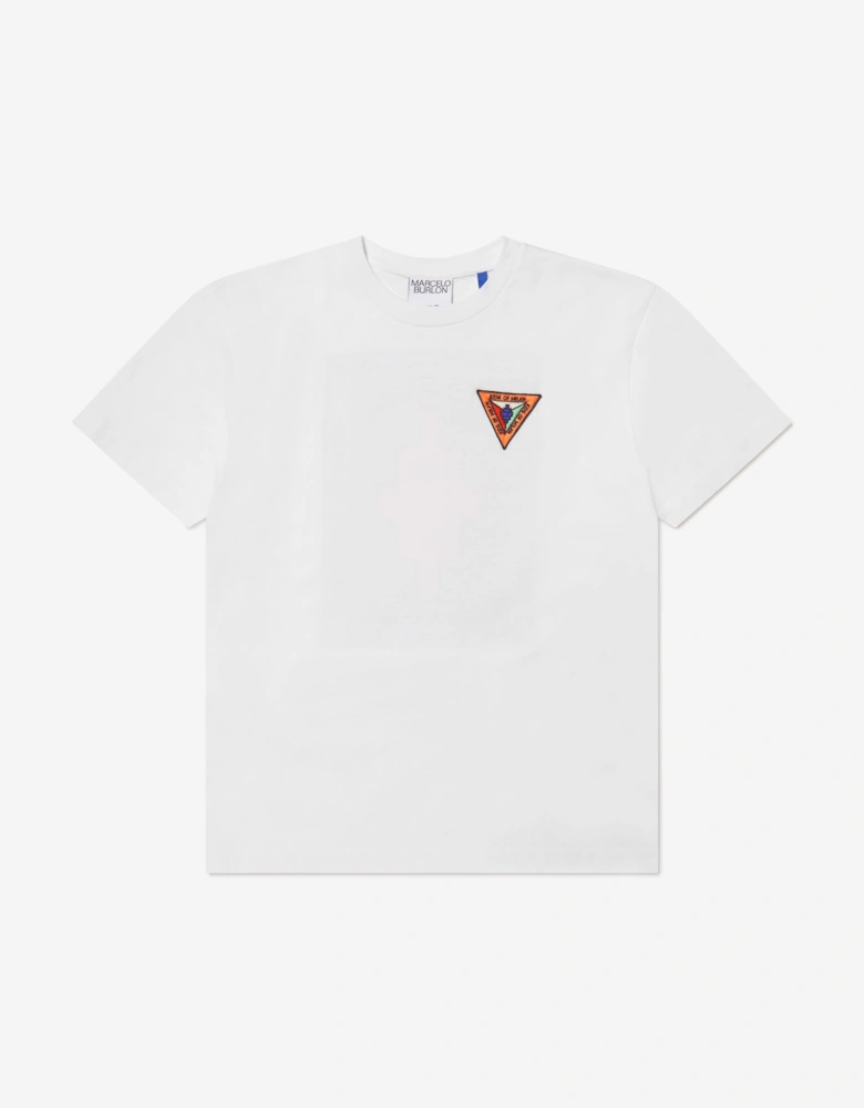 Girls Cotton Short Sleeve Logo T-Shirt