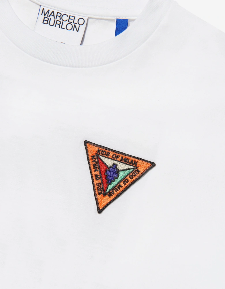 Girls Cotton Short Sleeve Logo T-Shirt